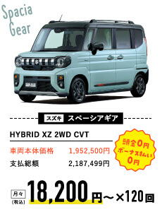 スズキ スペーシアギア